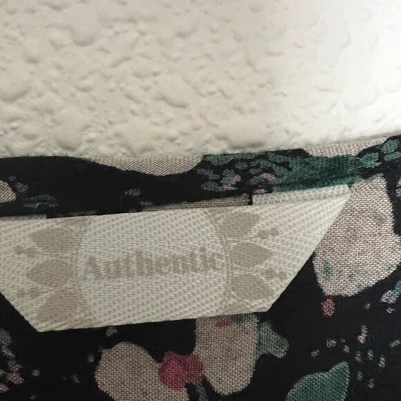 BHS floral elastic hem tie front Women blouse size 14 - Picture 6 of 6